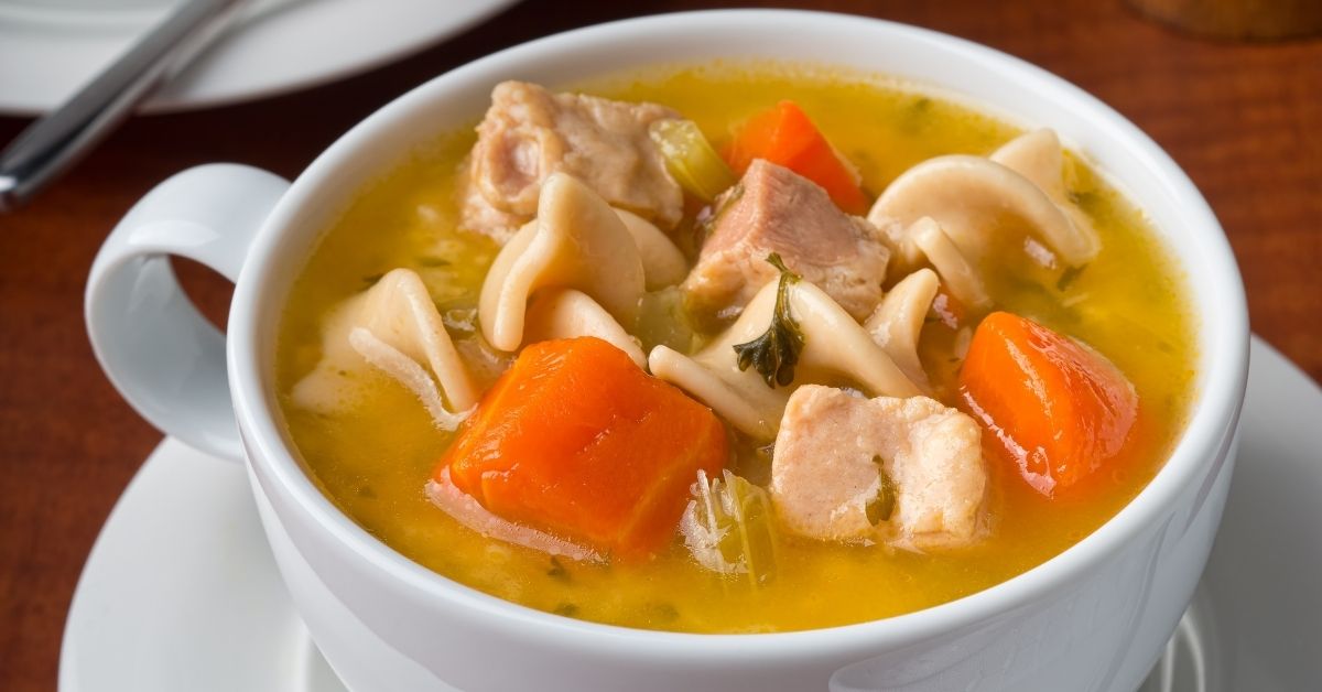 Chicken Noodle Soup with Carrots