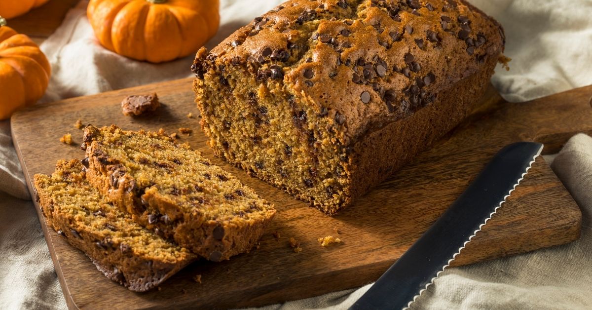 Chocolate Chip Pumpkin Bread Insanely Good   Chocolate Chip Pumpkin Bread 