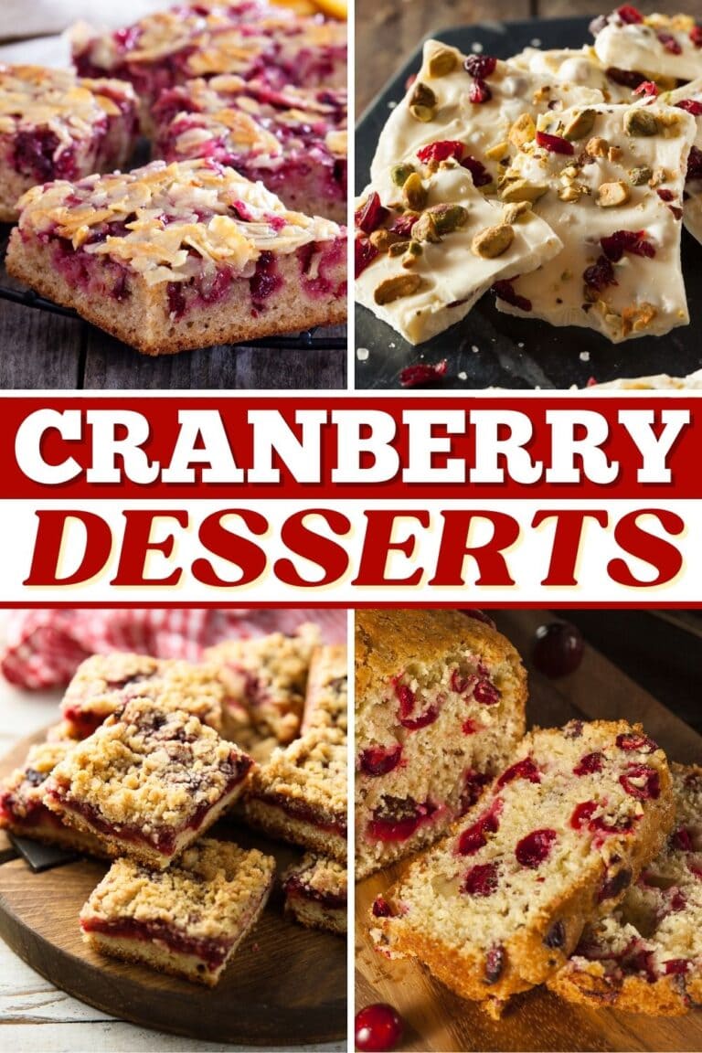 20 Easy Cranberry Desserts Insanely Good