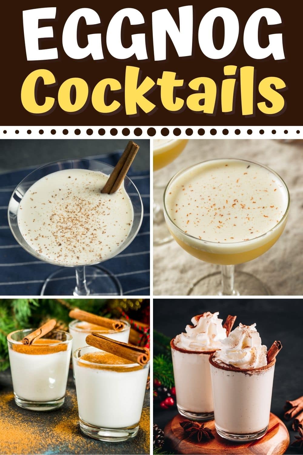 20 Holiday Eggnog Cocktails Insanely Good