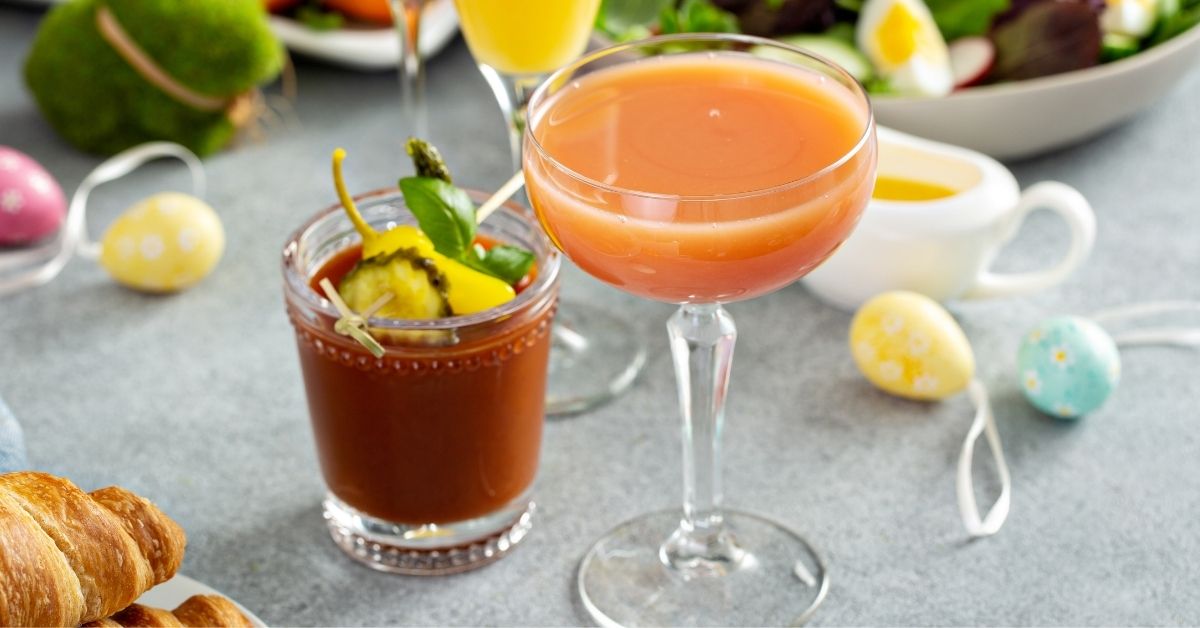 Homemade Easter Cocktails: Mimosas and Bloody Mary