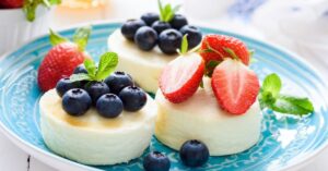 Homemade Mini Cheesecakes with Berries