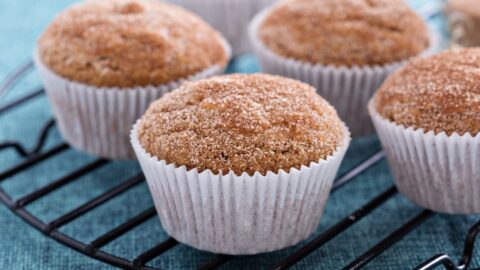 Homemade Moist and Fluffy Applesauce Muffins