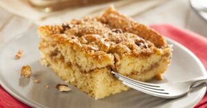Homemade Sweet and Chewy Snickerdoodle Coffee cake