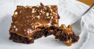 Sweet and Fudgy Caramel Brownies