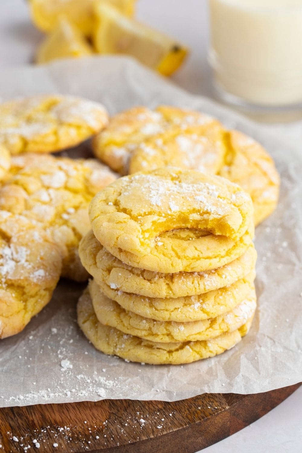 Lemon Cake Mix Cookies - Insanely Good Recipes