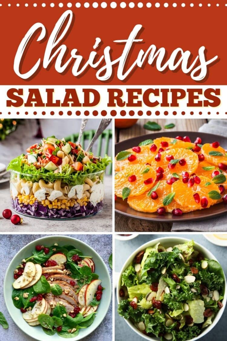 25 Best Christmas Salad Recipes - Insanely Good