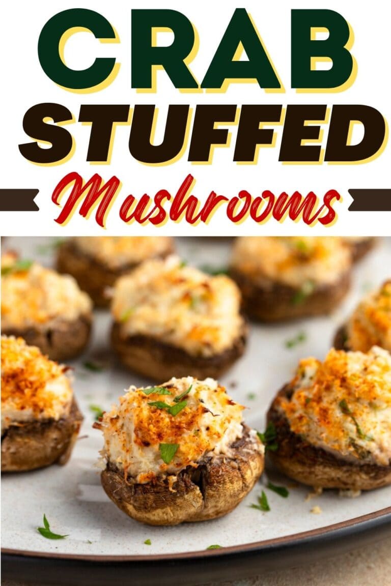 Crab Stuffed Mushrooms (Easy Recipe) - Insanely Good