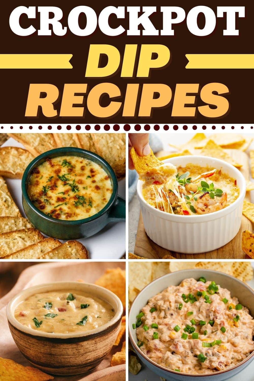 25 Easy Crockpot Dip Recipes - Insanely Good