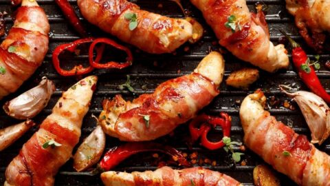 Homemade Bacon-Wrapped Chicken Tenderloin