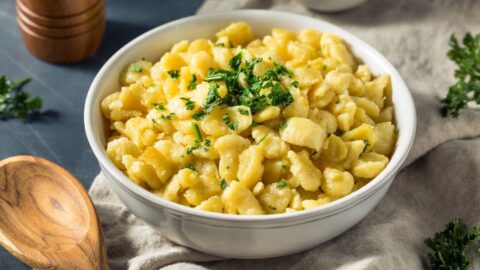 Homemade Buttered Egg Noodles