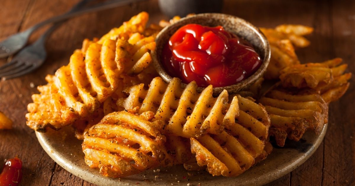 Homemade Chick-Fil-A-Waffle-Fries-with-Ketchup