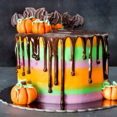 How to Build a Halloween Graveyard Cake | Hy-Vee