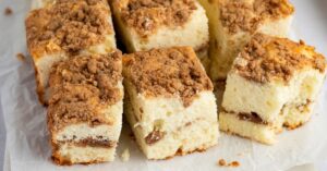 Homemade Soft, Tender and Crumbly Coffee Cake