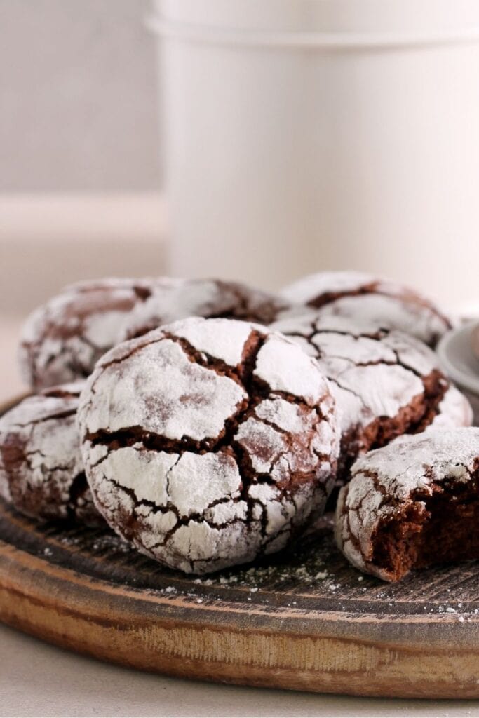 Moist and Delicious Fudge Crinkle Cookies