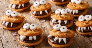 Monster Chocolate Sandwich Cookies