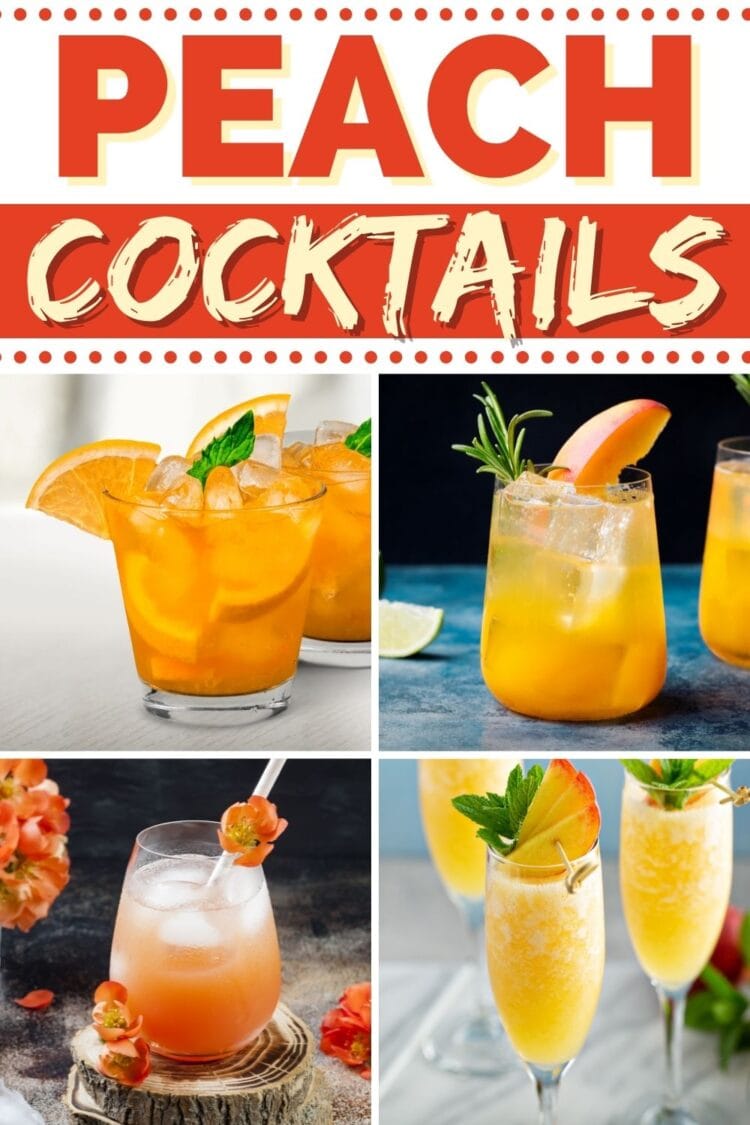 20 Best Peach Cocktails - Insanely Good