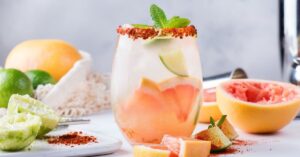 Refreshing Mezcal Paloma Cocktail with Grapefruit