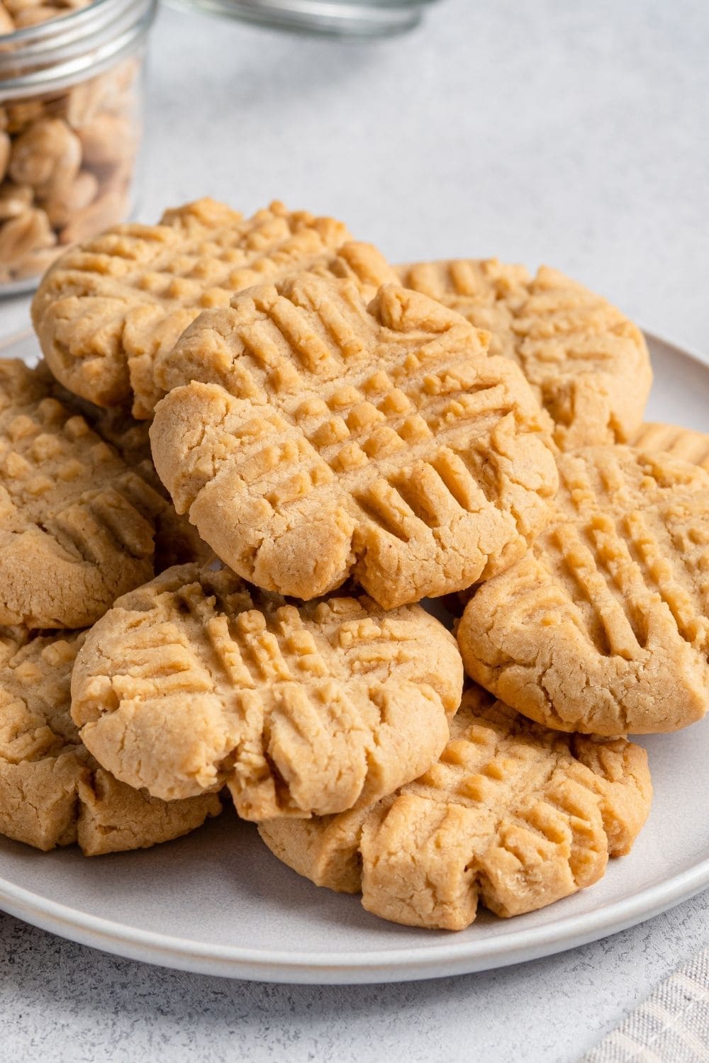 Soft and Chewy 3-Ingredient Peanut Butter Cookies