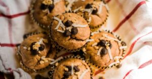 Sweet Banana Muffins with Chocolate Chip Muffins