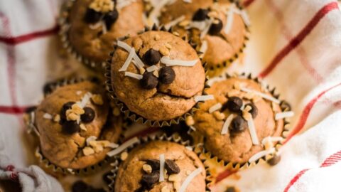 Sweet Banana Muffins with Chocolate Chip Muffins