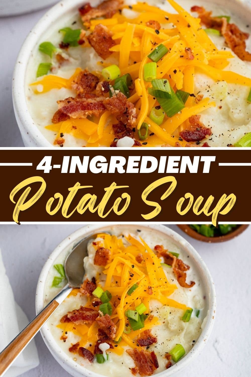 4 Ingredient Potato Soup - Insanely Good