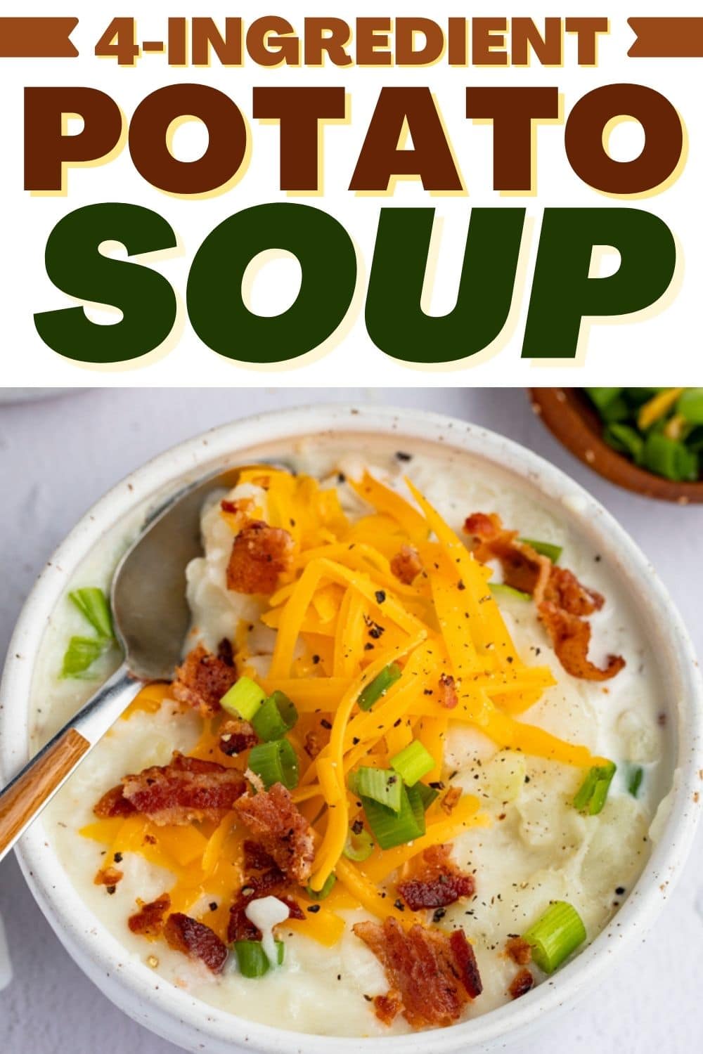 Amazing Potato Soup Recipe (Easy + 4 Ingredients!)