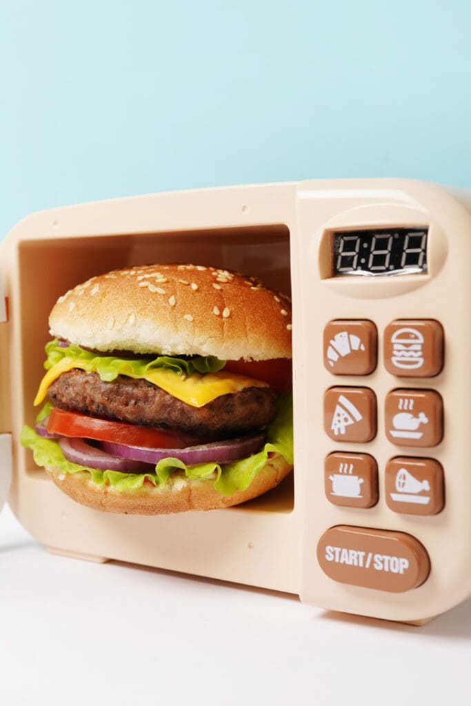 Hamburger in the Microwave Oven