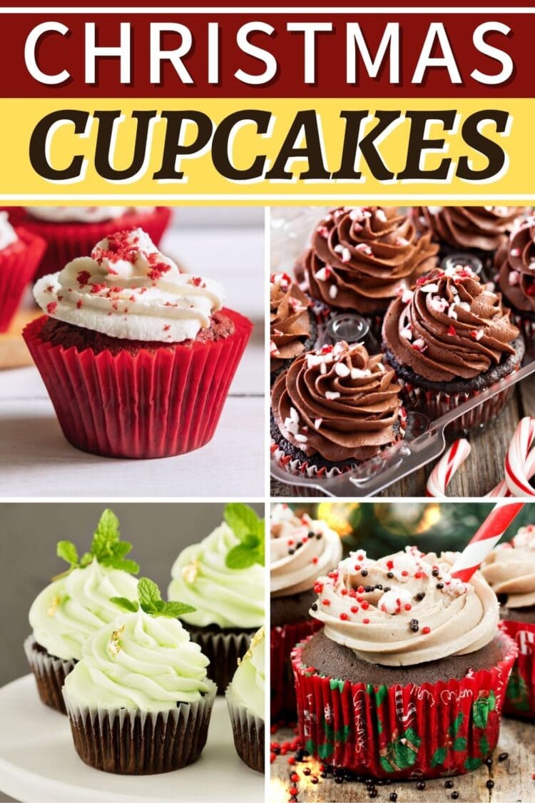 30 Easy Christmas Cupcakes - Insanely Good