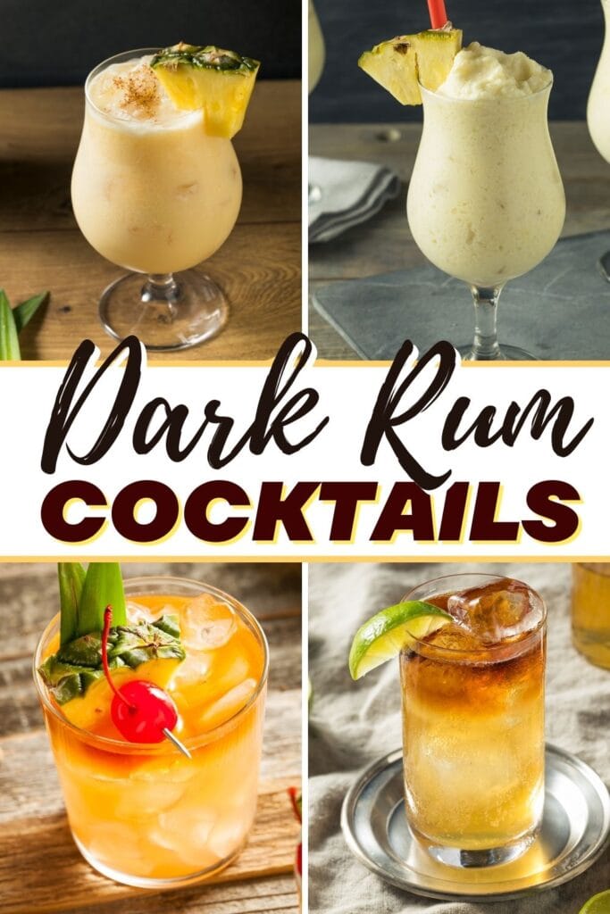 Dark Rum Cocktails