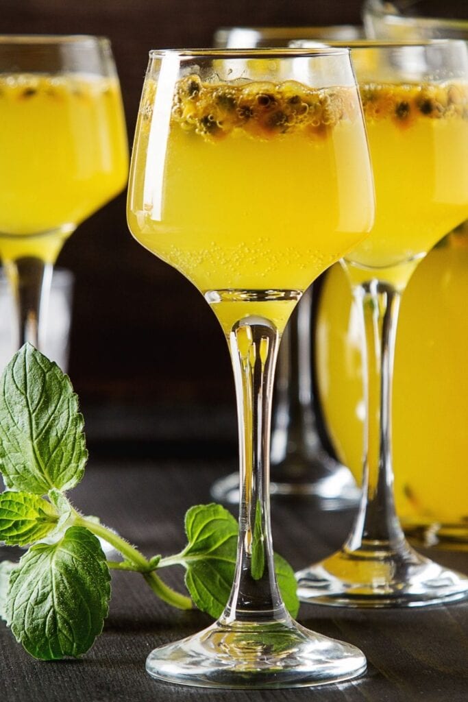 Delightful Passion Fruit Cocktail