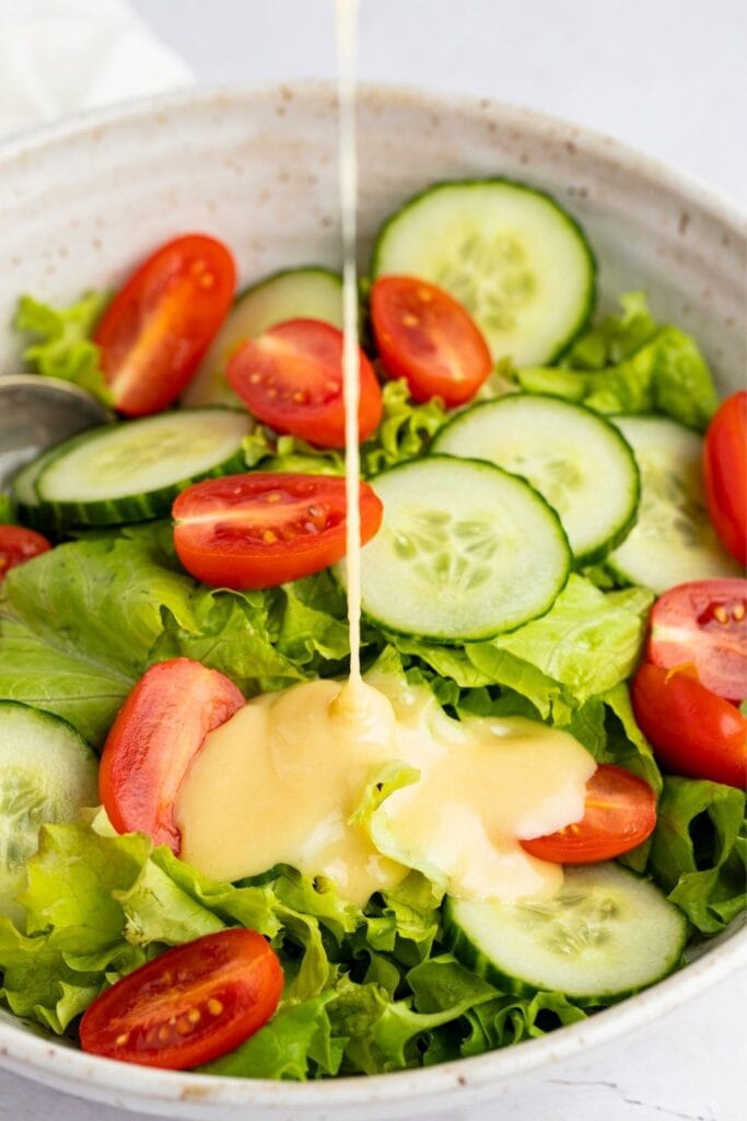Fresh Green Vegetables with Outback honey mustard dressing