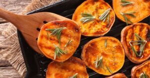 Homemade Grilled Sweet Potatoes with Rosemary