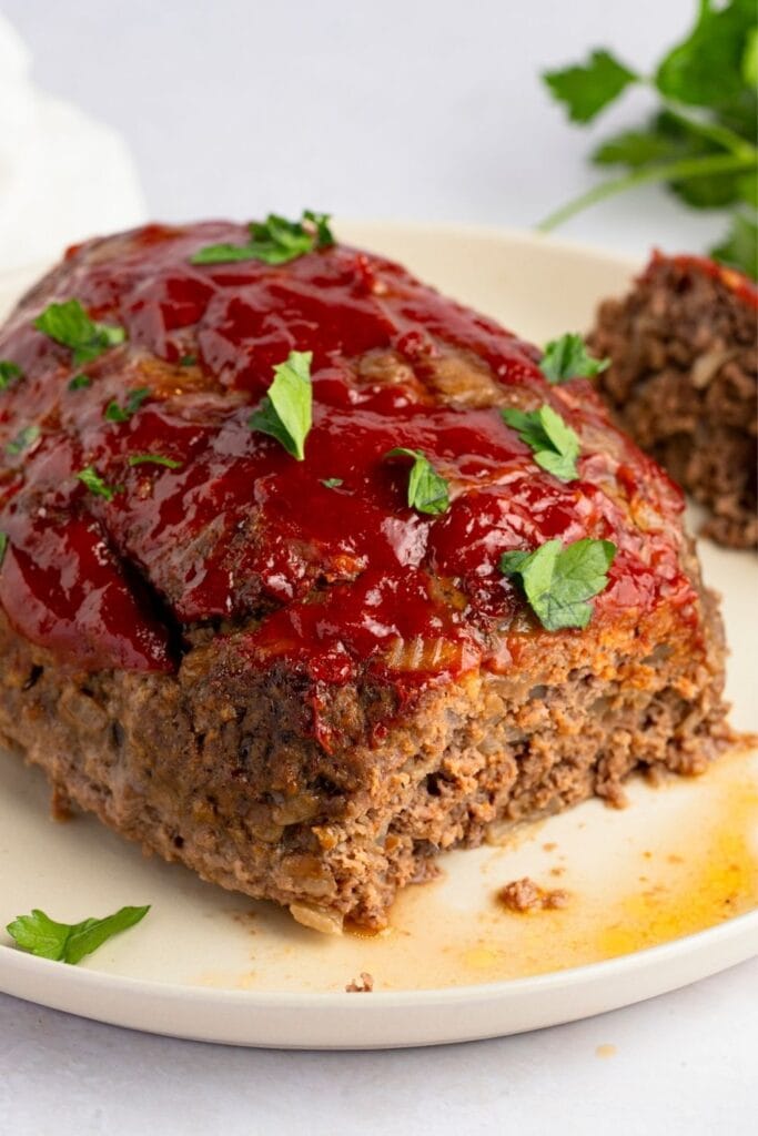 Ina Garten homemade meatloaf with thyme