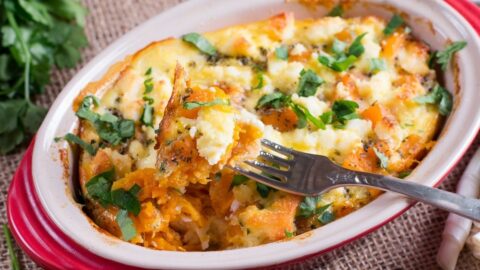 Homemade Pumpkin and Cheese Casserole