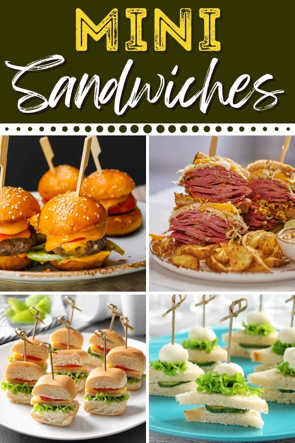 20 Mini Sandwiches For A Party Insanely Good   Mini Sandwiches 1 