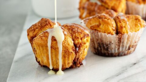 Monkey Bread Muffins with Cinnamon Sugar
