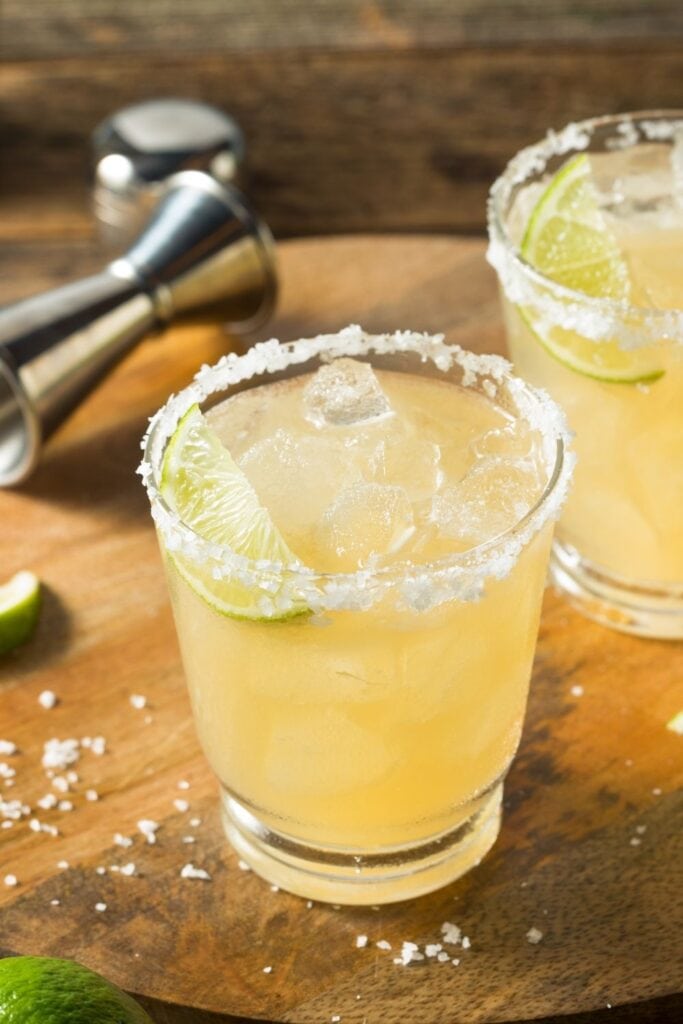 Refreshing Margarita with Salt, Lime and Hennessy