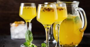 Refreshing Passion Fruit Cocktails