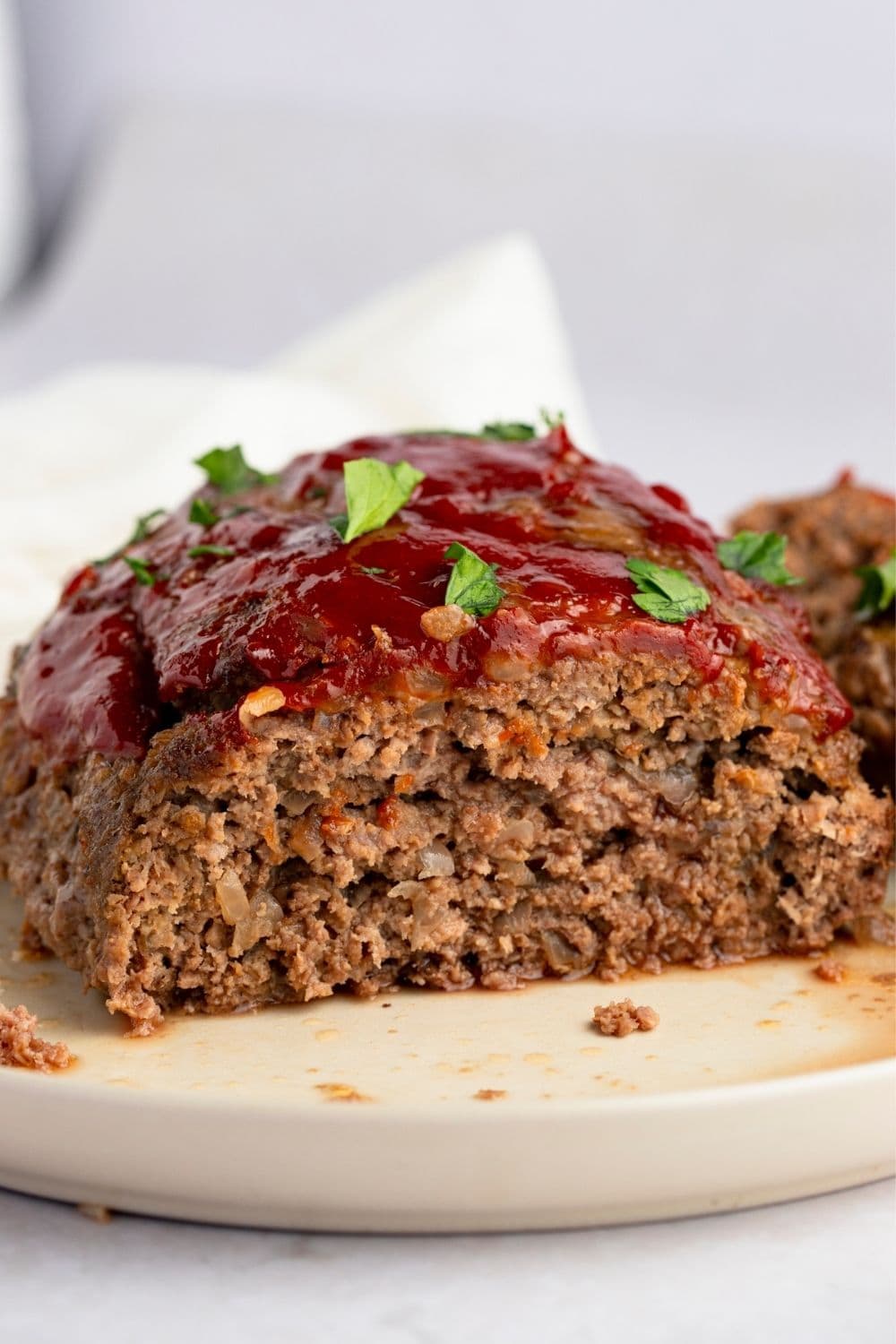 Sliced Meatloaf with Thyme