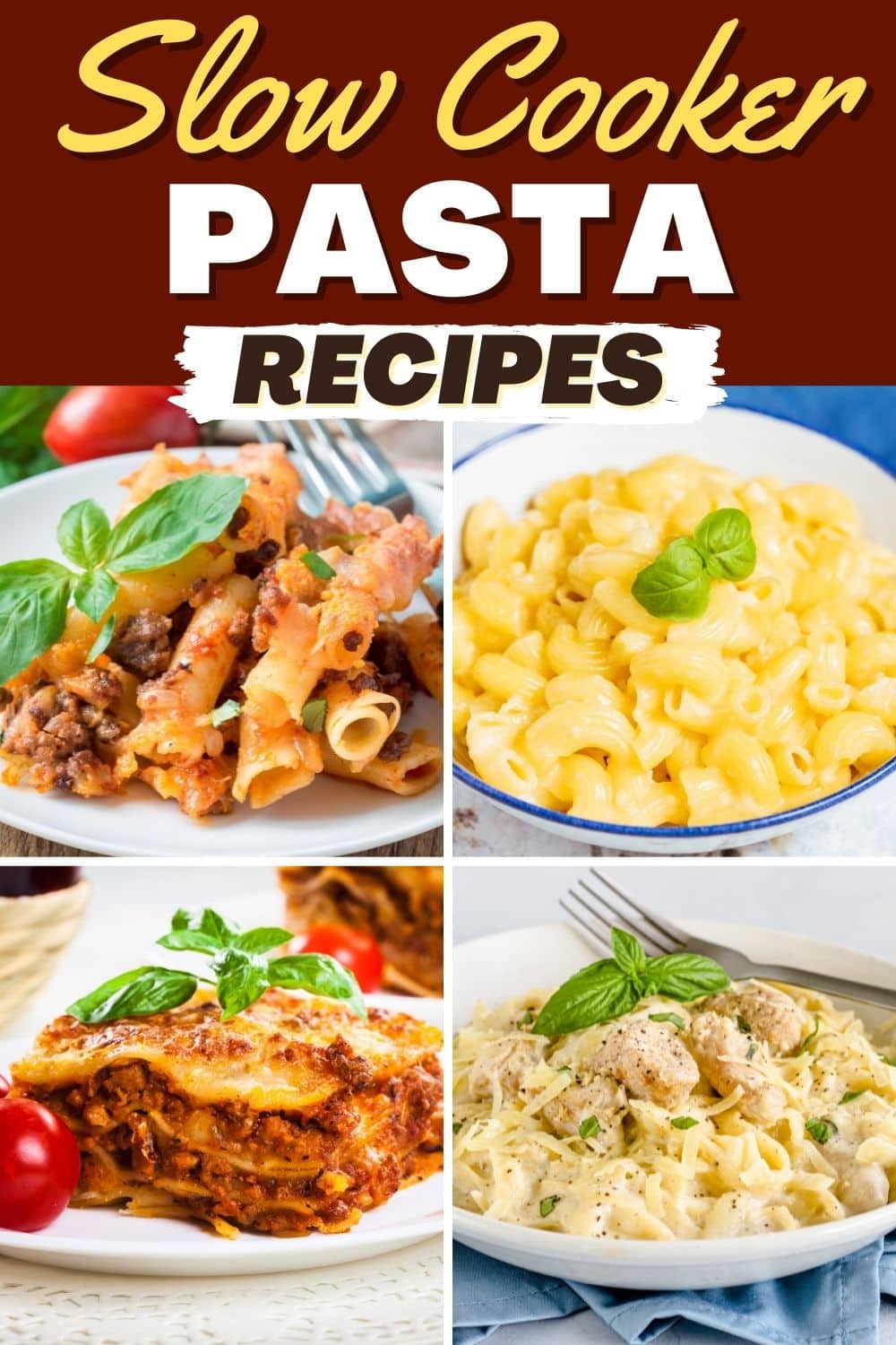 20 Best Slow Cooker Pasta Recipes - Insanely Good