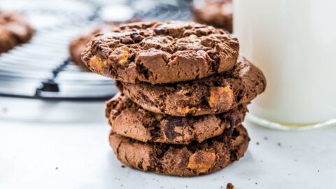 Sweet Homemade Gluten-Free Cookies with Milk