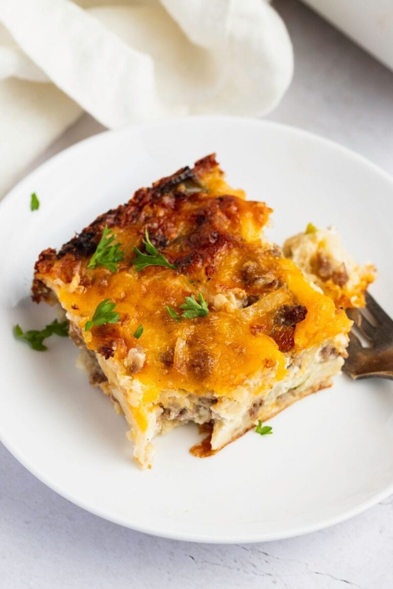 Bisquick Breakfast Casserole Recipe - Insanely Good