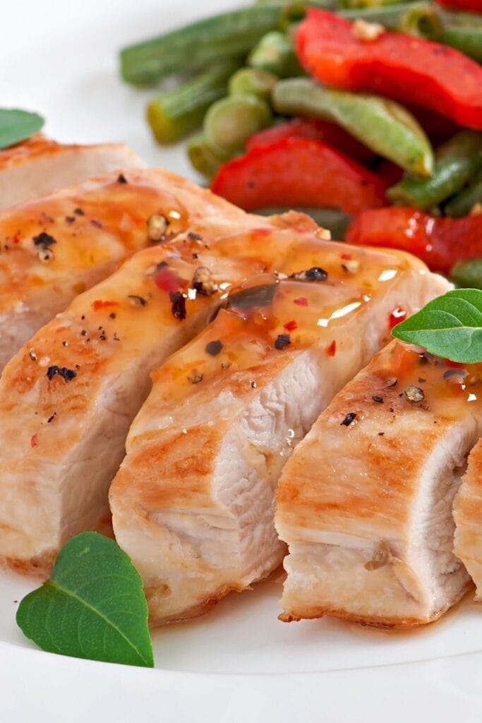 Chicken Breast with Vegetable and Sauce