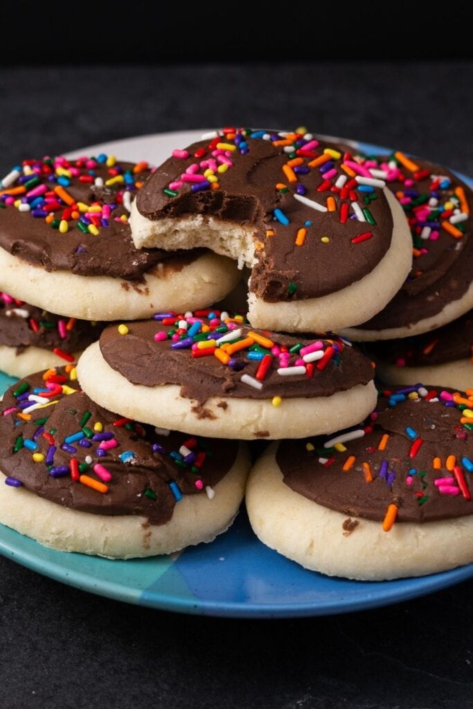 Chocolate Cookies with Sprinkles