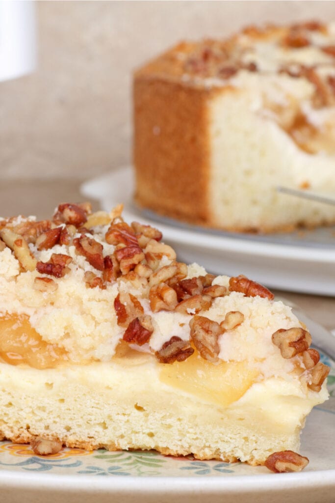 Cream Cheese Coffee Cake with Nuts