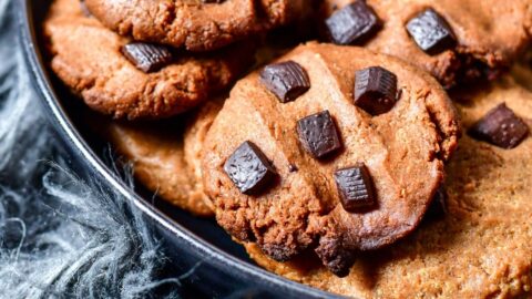 Homemade Cookies with Chocolate Chunks