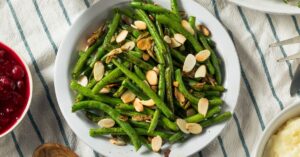 Homemade Sauteed Green Beans with Almonds