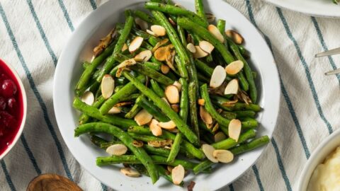 Homemade Sauteed Green Beans with Almonds