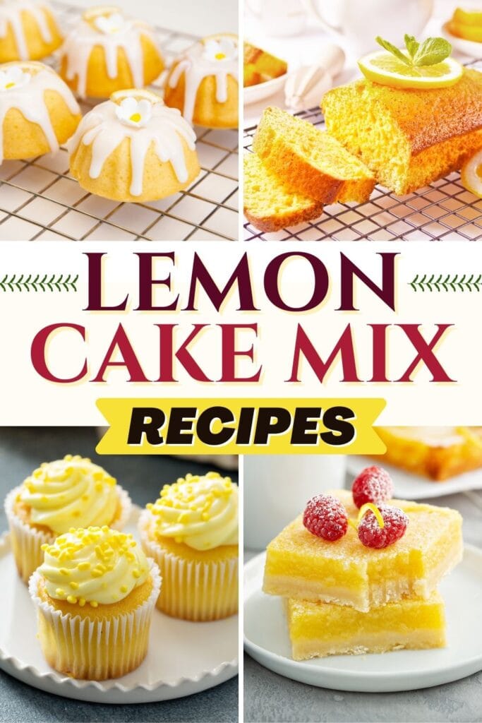 Lemon Cake Mix Recipes